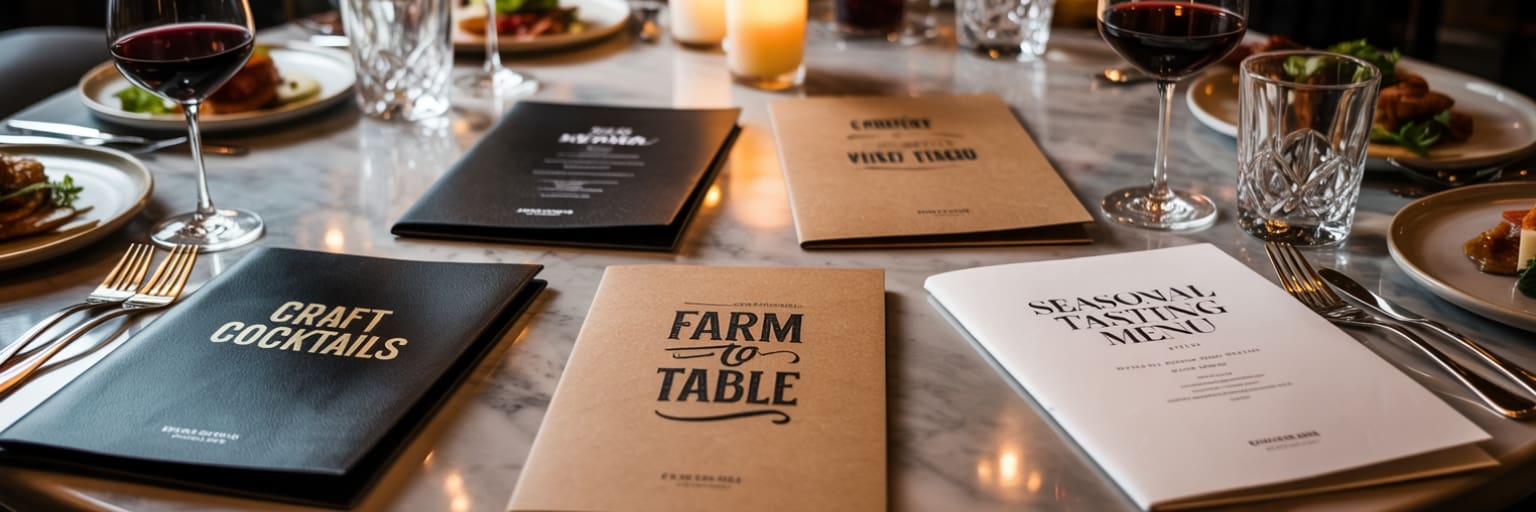 Menu Designs - 25 Restaurant & Bar Menu Designs You'll Want to Steal